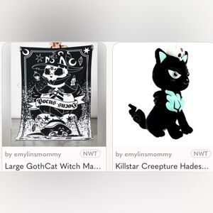 Goth Dorm KILLSTAR Cat Bundle NWT